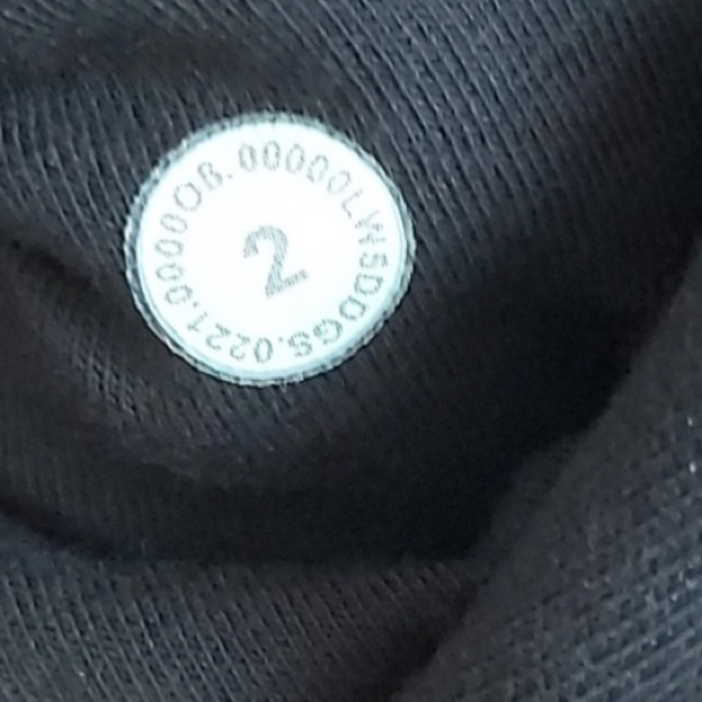 Lululemon Relaxed Fit Super-High Rise French Terry Full Length Jogger black sz 2 - Picture 9 of 9